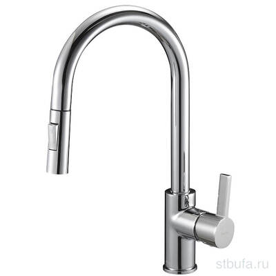 Смеситель GLAUF для кухни ZDN4-A167 хром, крепление с двумя винтами (в кор.10)
