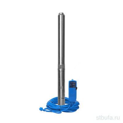 Насос скважинный с плавным пуском ASP1E-55-75(P) (встр.конд., каб.35м) (Aquario)