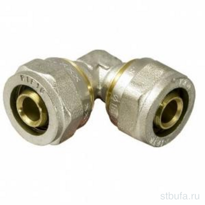 Фитинг обжимной – угольник 20*20 TiM (5/60)