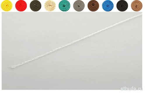 Нить крученная ПП 3-х прядная d=1,1мм р/н 20кгс ЧЕРНАЯ 100м, г.Челябинск