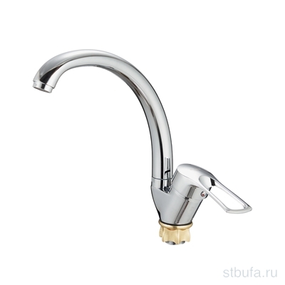 Смеситель SOLONE KAP4-A081 для кухни, картридж 40, крепление гайка, хром (1/10)