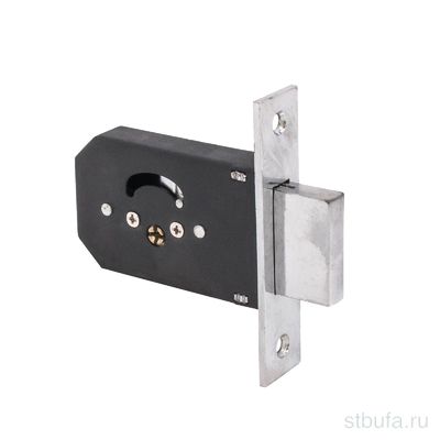 Замок врезной б/руч, крест.ключ, 955-5К CP хром СТАНДАРТ