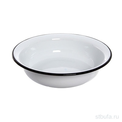 Миска 2,0л без декора эмаль, г.Лысьва