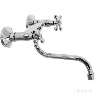 Смеситель для кухни настенный LEDEME L4608 цинк, хром (1/20)