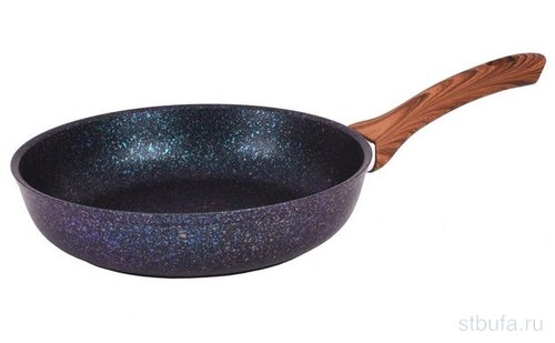 Сковорода 220мм с ручкой, АП линия  Granit ultra  (blue) КУКМАРА