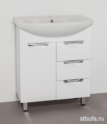 Умывальник Стиль 650 + тумба  Жасмин 650 с 3 ящиками  Style Line ГОСТ