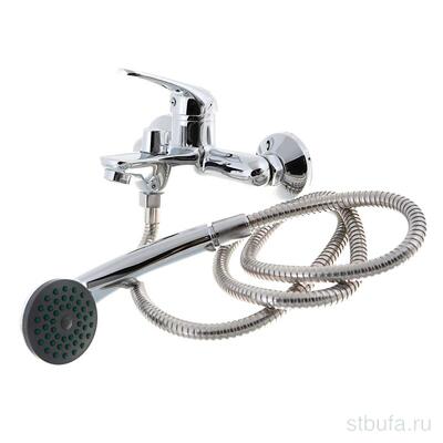 Смеситель для ванны LEDEME L3039-B с монолитным коротким изливом, цинк, хром (1/10)