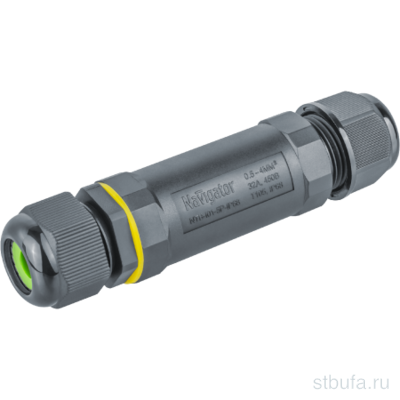 Коннектор для кабеля  Navigator  I-образный 5 полюсов 32А 450В IP68 NTB-I01-5P 1/15/300