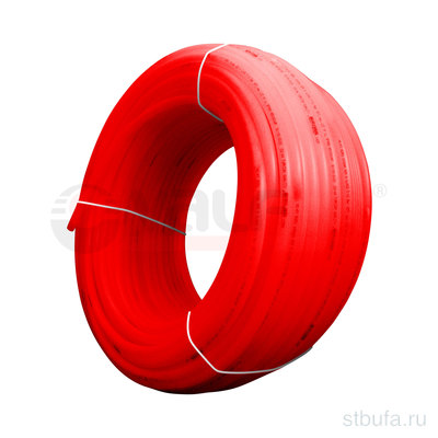 Труба D16*2.0 для теплых полов PERT красн.(200) Valfex сшитый пэ