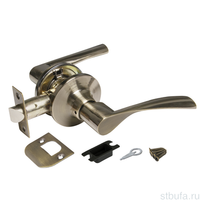 Ручка-защ. AJAX DK610 AB-PS (6010 AB-P) (без фик.) бронза