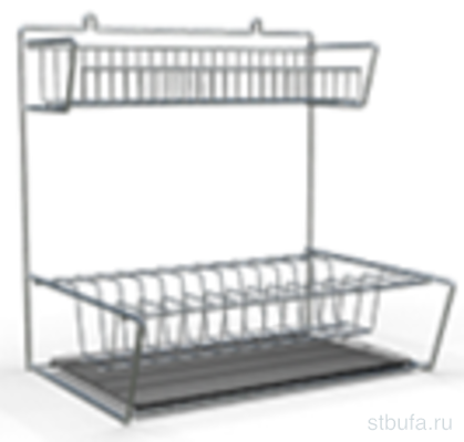 Тарелосушка настенная БЕЗ ПОДДОНА 410*295*395 мм оц. г.Орел