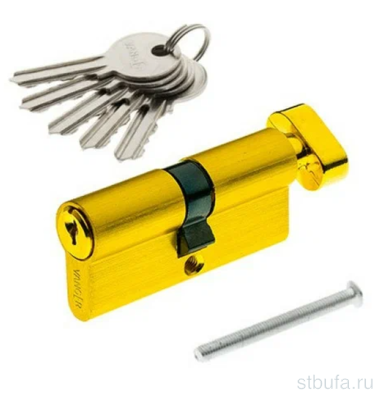 Механизм цилиндр. VANGER EL-70-C-G (70-C-Z) золото (12/120)