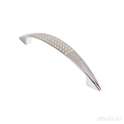 Ручка-скоба мебельная MB-H-002-96 мм CP хром (49259) (AJAX)