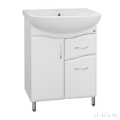 Умывальник Стиль 650 + тумба(11) 1 ящ  ЭКО ВОЛНА 650  Style Line ГОСТ