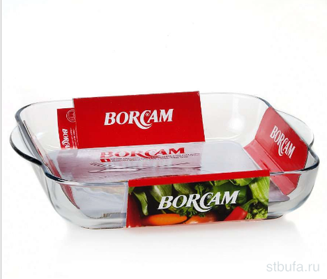 Форма  Borcam  квадратная 318мм * 280 мм, 3200мл 59024, Pasabahce