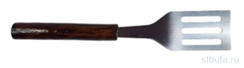 Лопатка для барбекю с деревянной ручкой  ЭКО  335(185)х70х1,5мм (6)