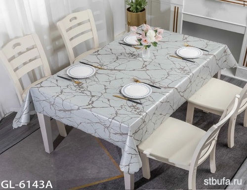 Клеенка ПВХ на тканевой основе Dekorelle Silvia 003, разм. 1,4х20м