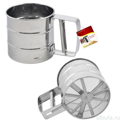 Сито-кружка  для муки D10,5см  AN11-38, Мультидом