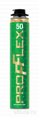 Пена профессиональная монтажная PROFFLEX PRO 50л 750мл (12)