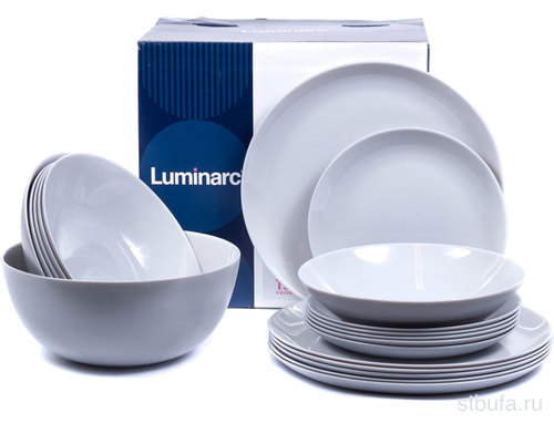 Столовый набор 19 предметов ДИВАЛИ ГРАНИТ, LUMINARC