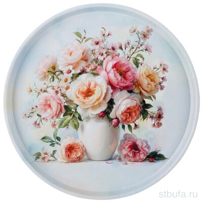 Поднос   сервировочный agness 33*2,1 см