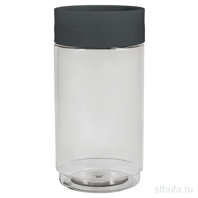 Емкость для сыпучих продуктов  Asti  1,0л (черный)