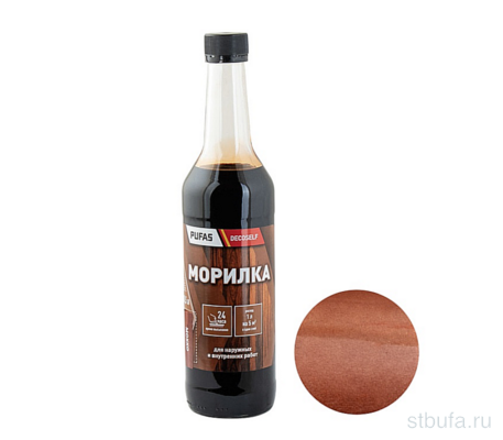 Морилка ПУФАС неводная мокко Decoself (0,5л) (12)