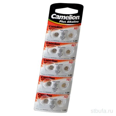 Элемент питания  (батарейка) Camelion G01 (А364) LR6 (621) ВL10 из 10 шт