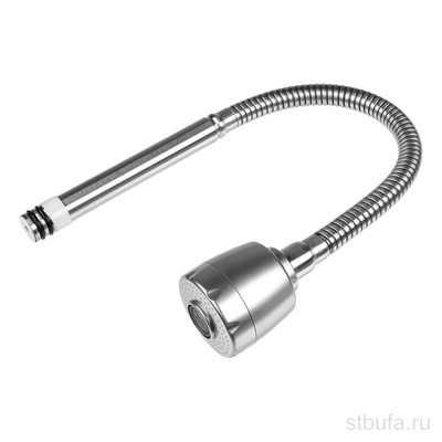 Излив смесителя для кухни, гибкий, 50см, нерж. сталь, EPDM без гайки (1/50)