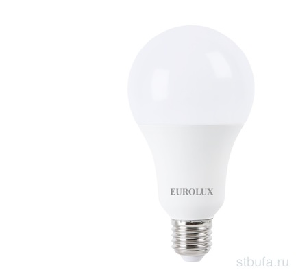 Лампа светодиодная LL-E-A80-25W-230-6K-E27 (груша, 25Вт, холод., Е27) Eurolux 76/2/78