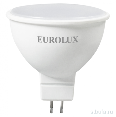 Лампа светодиодная LL-E-MR16-7W-230-4K-GU5.3 (рефлектор, 7Вт, нейтр., GU5.3) Eurolux 76/2/24