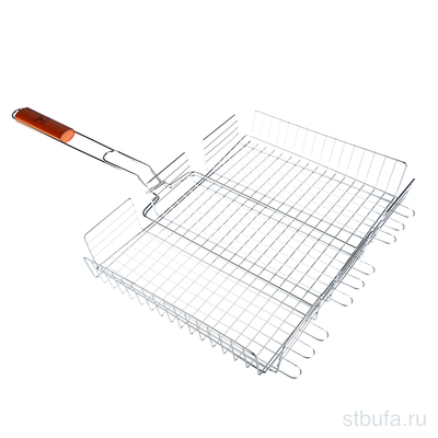Решетка-гриль хром., 30х40х7 см GRILLBOOM