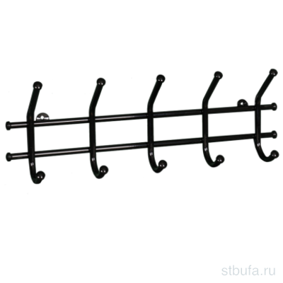 Вешалка  Норма 5  черный, Соликамск