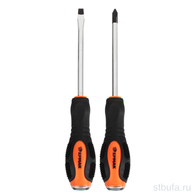 Набор отверток ударных 2шт PH2*100, SL6*100 ЕРМАК