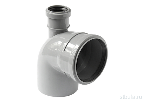 Отвод канализац. 110/50х87,5° фронт-вверх ПП Valfex (30)