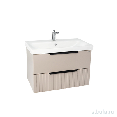 Умывальник MODUO 80 + Тумба  Сицилия  КАПУЧИНО MODUO 80 2 ящика подвесная 425x764x520 VIANT