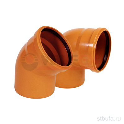 Отвод канализац. 15*110 РЫЖИЙ Valfex (1/60)