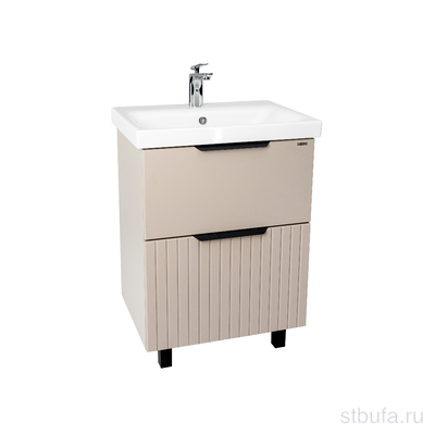 Умывальник MODUO 60 + Тумба  Сицилия  КАПУЧИНО MODUO 60 2 ящика 428x568x820 VIANT