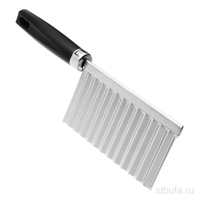 Нож-слайсер для фигурной нарезки, 19х6см, нерж.сталь, полипропилен VETTA