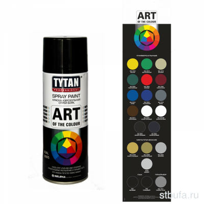 Краска аэрозольная Tytan Professional Art of the colour хром 400мл