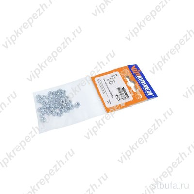 Гайка шестигранная DIN 934 М4 (уп.40 шт) VIP