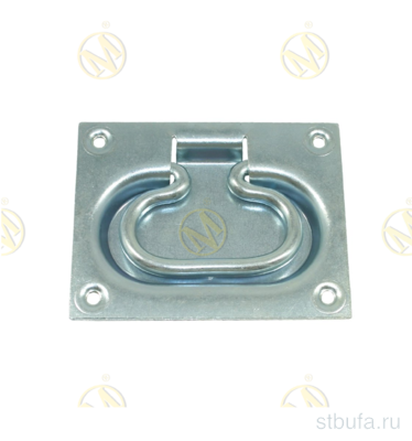 Ручка откидная 100*80 цинк (скрытая), г.Кунгур (50)