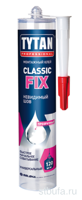 Клей монтажный TYTAN Professional прозрачный Classic Fix 310ml