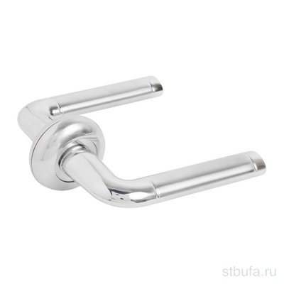 Комплект ручек СТАНДАРТ P28 SN/CP(SC/CP) мат.хром/хром квадрат 105 мм (40)