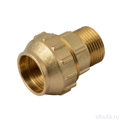 Муфта с наружной резьбой для труб ПНД S32*1M ZEISSLER