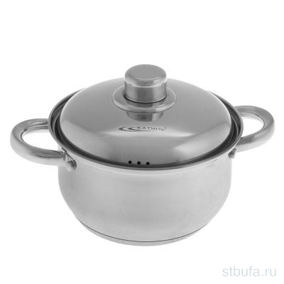 Кастрюля 1,8л  Гретта нжс мет.крышка, Катунь