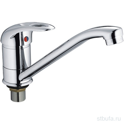Смеситель для кухни LEDEME L4902-B цинк, хром, крепление: BM01 (гайка М28*1.5) (1/10)