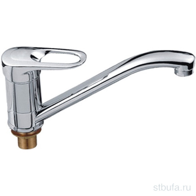 Смеситель для кухни LEDEME L4904 с гайкой, латунь, хром (1/20)