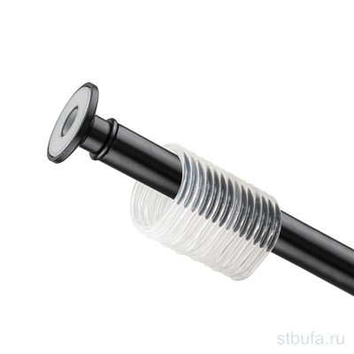Карниз в ванную комнату САНАКС 11002 1,2х2,2 черный (1)