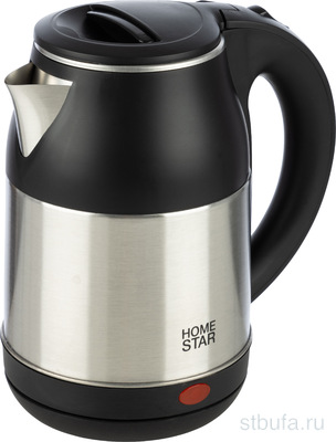 Чайник HOMESTAR HS-1034 1,8л стальной,  черный